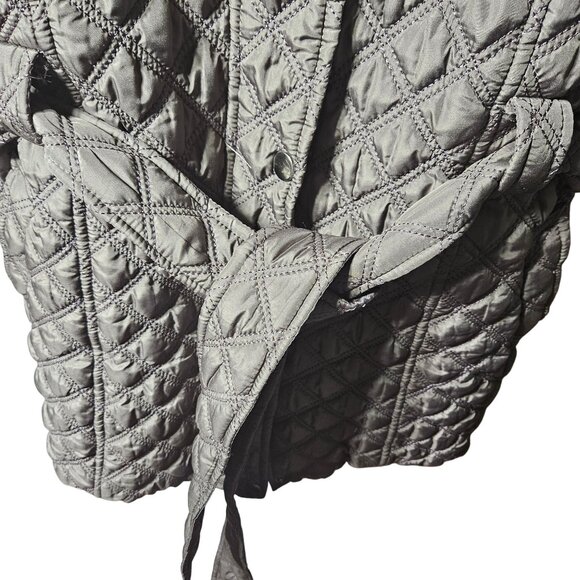 Level Eight Quilted Womens Coat With Belt XXXL - Picture 3 of 5